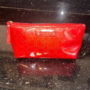 Kate Spade Glossy Red Cosmetic Case